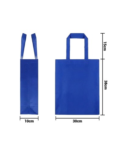 Bolso Cambrela Termosellado Color Azul 30X38X10