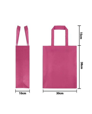 Bolso Cambrela Termosellado Color Fucsia 30X38X10