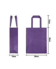 Bolso Cambrela Termosellado Color Morado 30X38X10