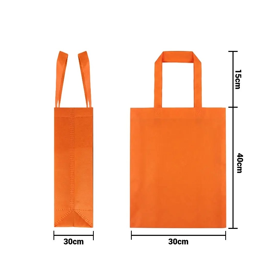 Bolso Cambrela Termosellado Color Naranja 30X38X10
