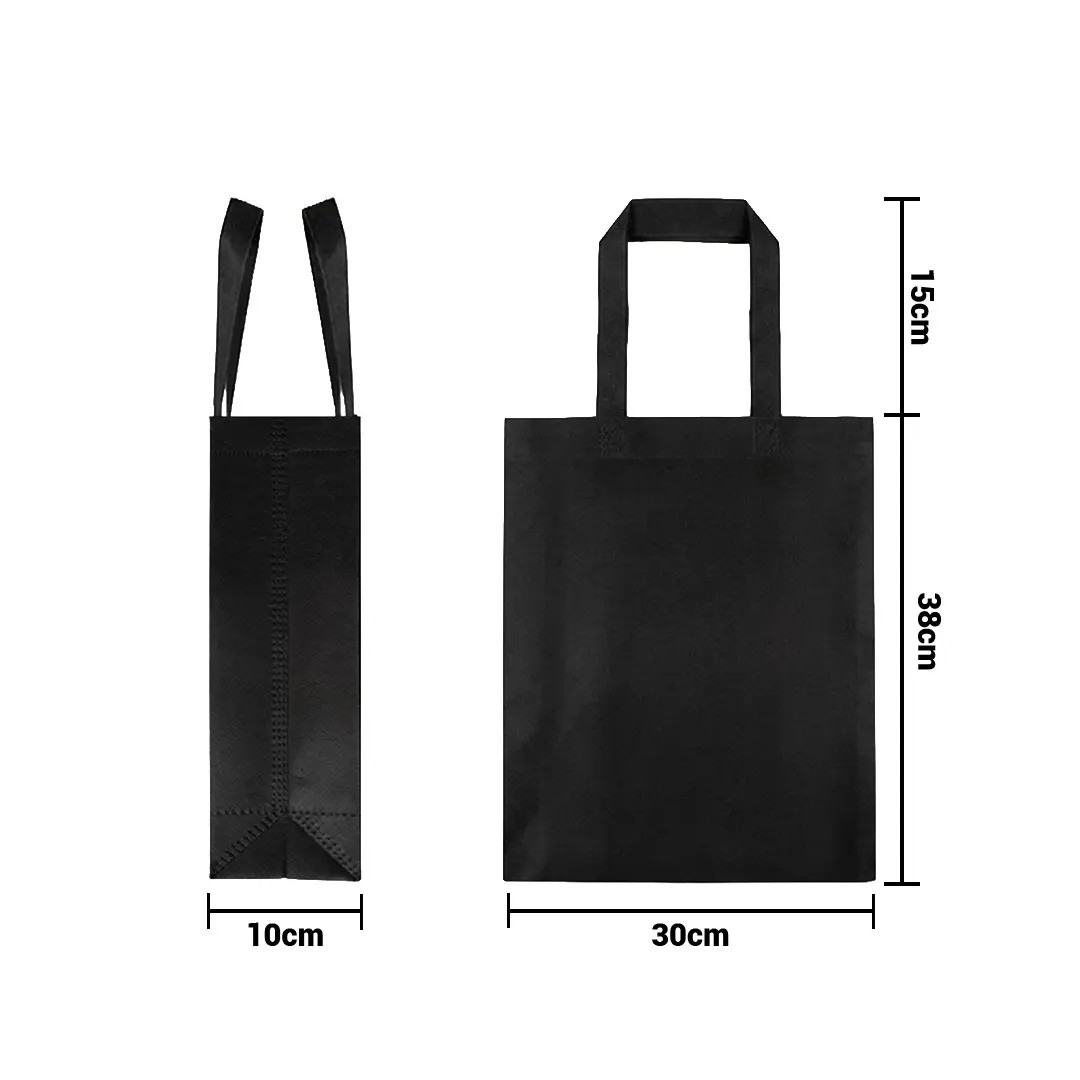 Bolso Cambrela Termosellado Color Negro 30X38X10
