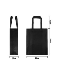 Bolso Cambrela Termosellado Color Negro 30X38X10