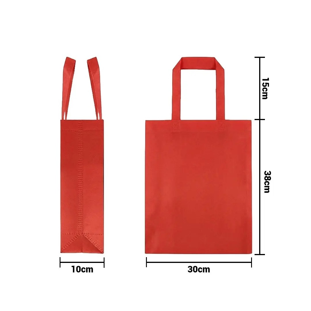 Bolso Cambrela Termosellado Color Rojo 30X38X10
