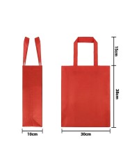 Bolso Cambrela Termosellado Color Rojo 30X38X10
