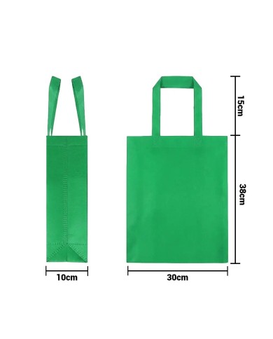 Bolso Cambrela Termosellado Color Verde 30X38X10