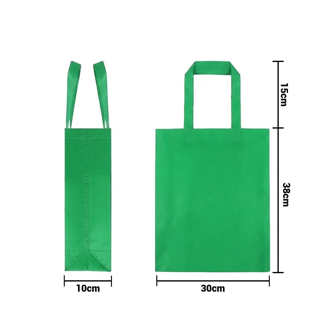 Bolso Cambrela Termosellado Color Verde 30X38X10