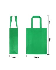 Bolso Cambrela Termosellado Color Verde 30X38X10