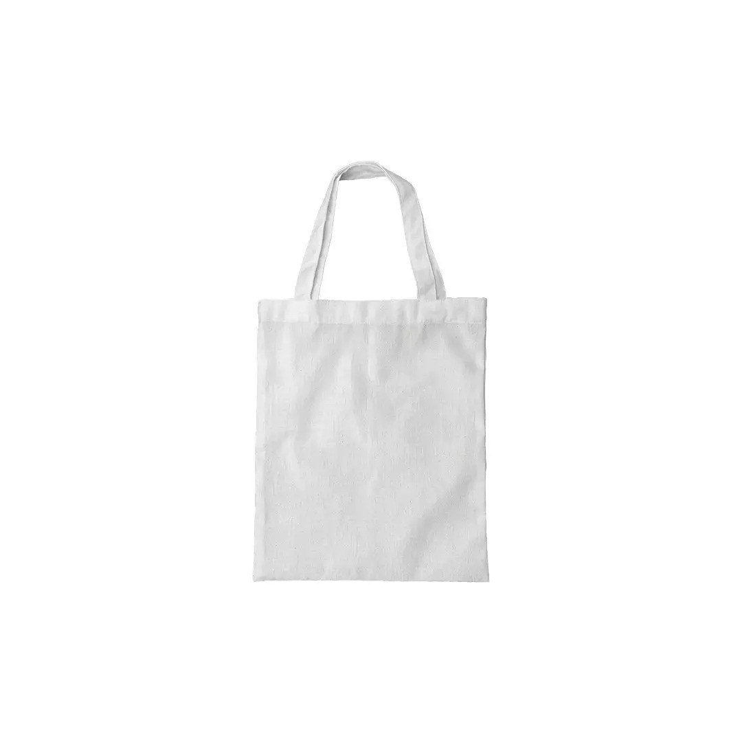 Bolso De Lienzo Crudo Sublimable Con Tiras 30X37