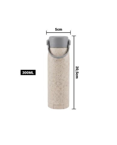 Botella De Vidrio/ Avena Con Soporte Para Celular