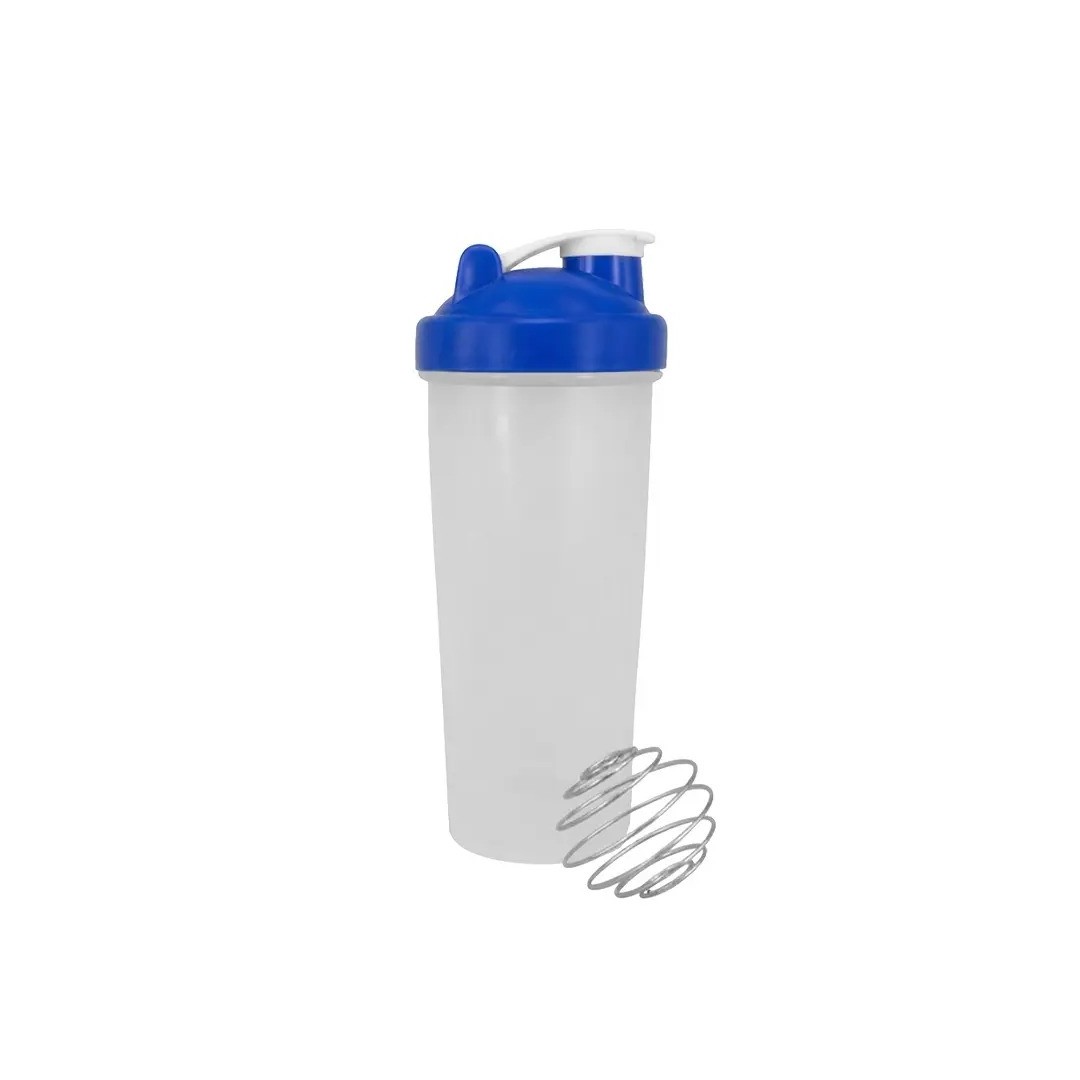 Bottle Shaker Con Tapa Azul 600 Ml