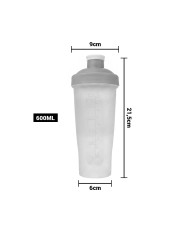 Bottle Shaker Con Tapa Gris 600 Ml