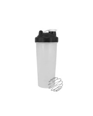 Bottle Shaker Con Tapa Negro 600 Ml