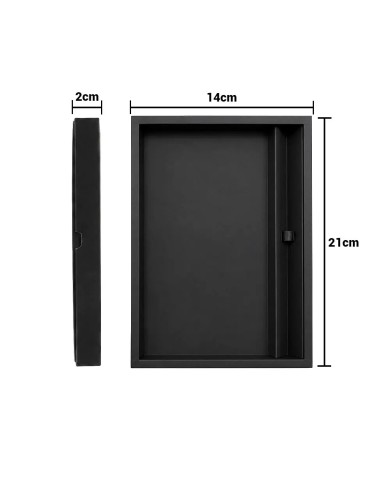 Caja Negra Para Cuaderno Y Boligrafo