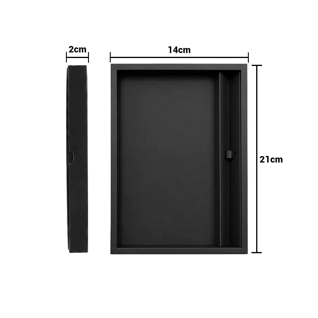 Caja Negra Para Cuaderno Y Boligrafo