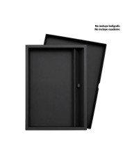 Caja Negra Para Cuaderno Y Boligrafo