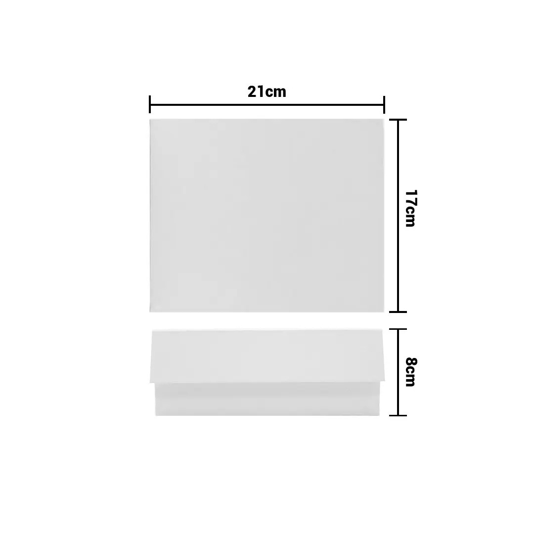 Caja Plegable Premium Color Blanco