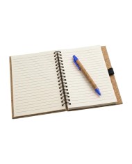 Cuaderno Con Boligrafo Cork Azul