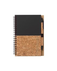 Cuaderno Con Boligrafo Cork Negro