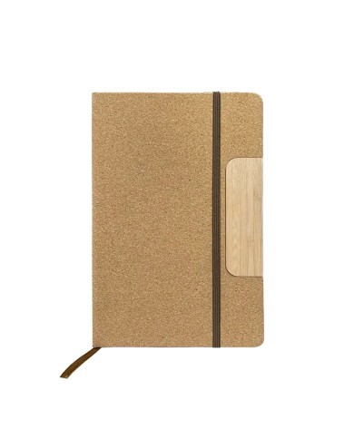 Cuaderno Corcho Con Soporte Para Celular Bamboo