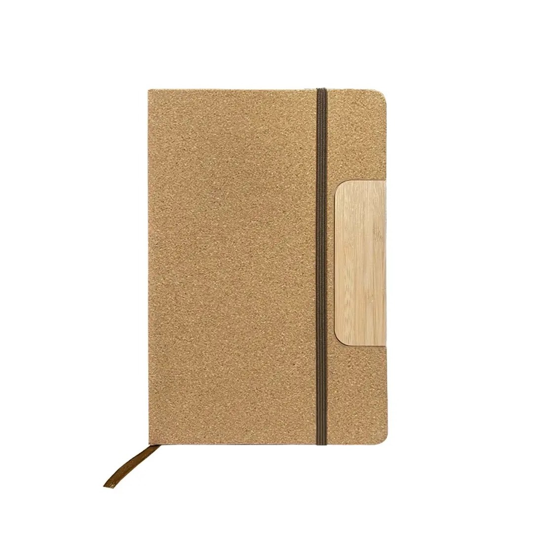 Cuaderno Corcho Con Soporte Para Celular Bamboo