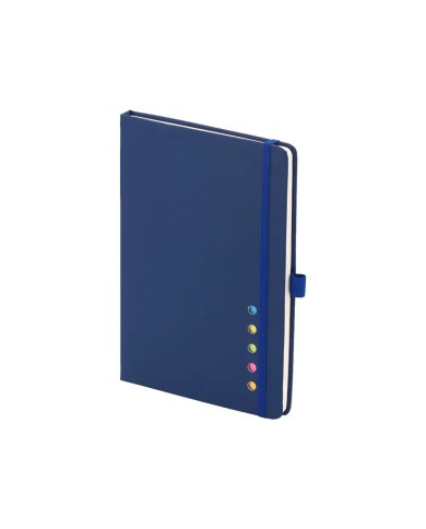 Cuaderno London Con Post It Y Notas Color Azul