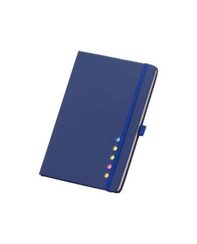 Cuaderno London Con Post It Y Notas Color Azul