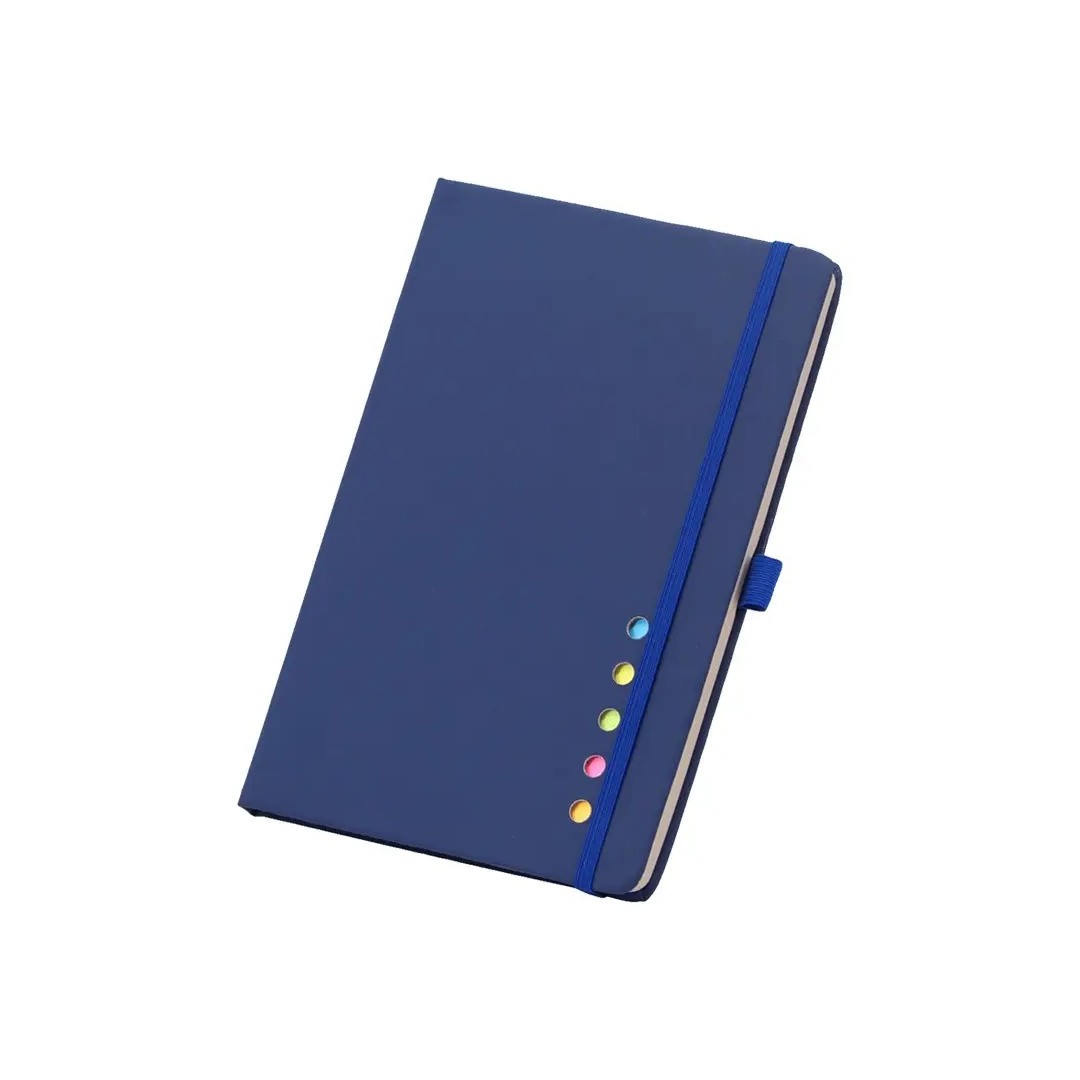 Cuaderno London Con Post It Y Notas Color Azul