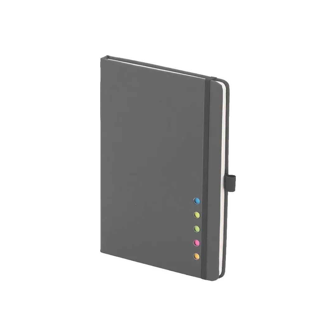 Cuaderno London Con Post It Y Notas Color Gris