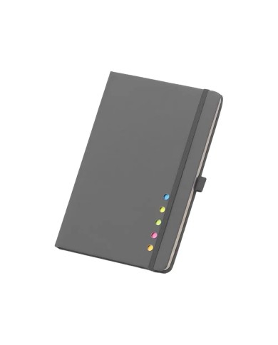 Cuaderno London Con Post It Y Notas Color Gris
