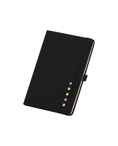 Cuaderno London Con Post It Y Notas Color Negro