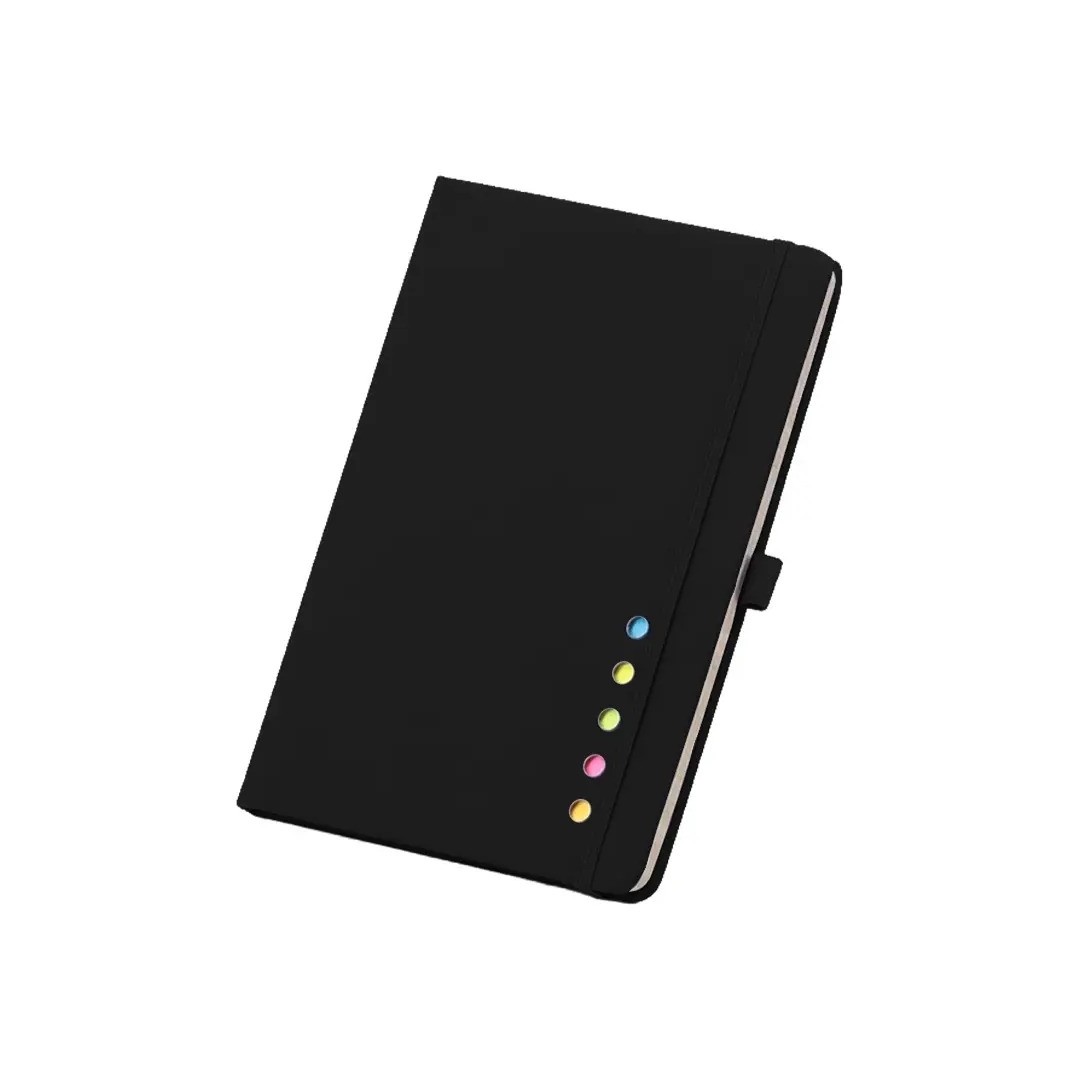 Cuaderno London Con Post It Y Notas Color Negro