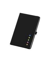 Cuaderno London Con Post It Y Notas Color Negro